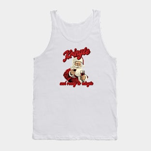 Kringle and Ready to Mingle funny Christmas Santa Tank Top